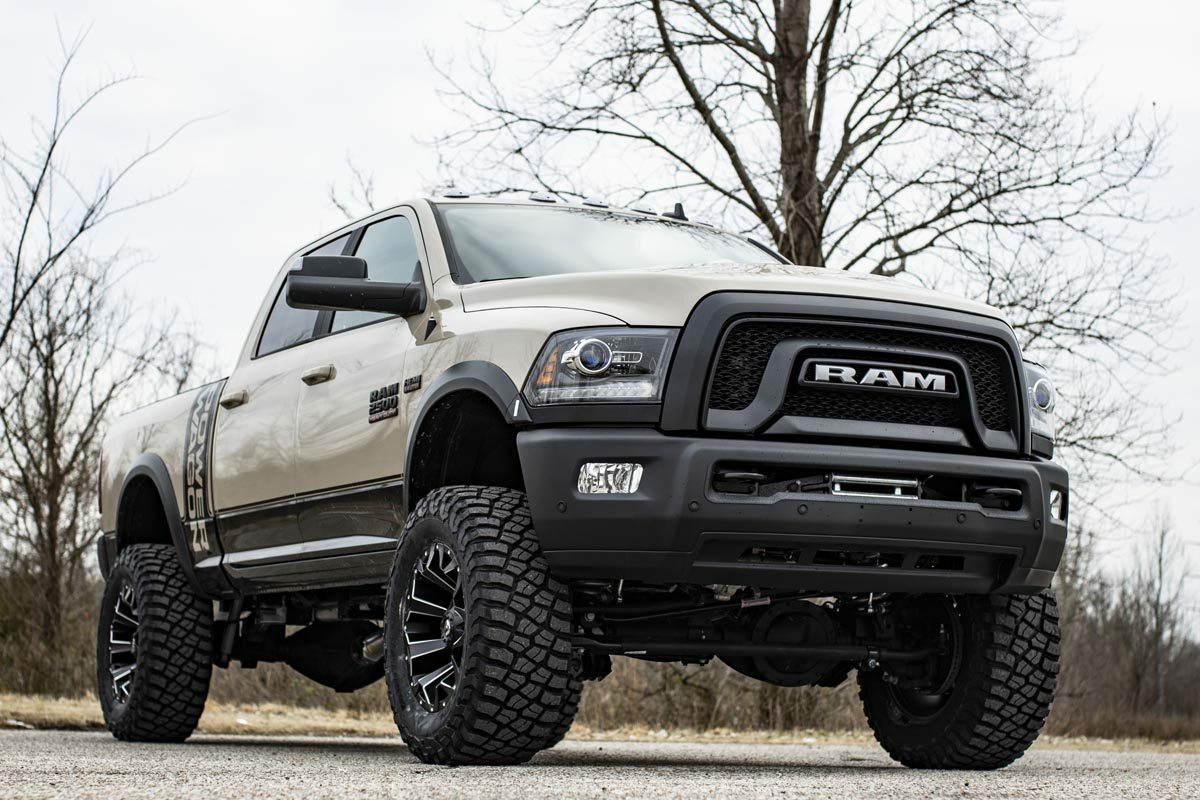 Fits Ram 2500 4WD (2014-2018) 4.5 Inch Lift Kit; Gas; Powerwagon; 39830