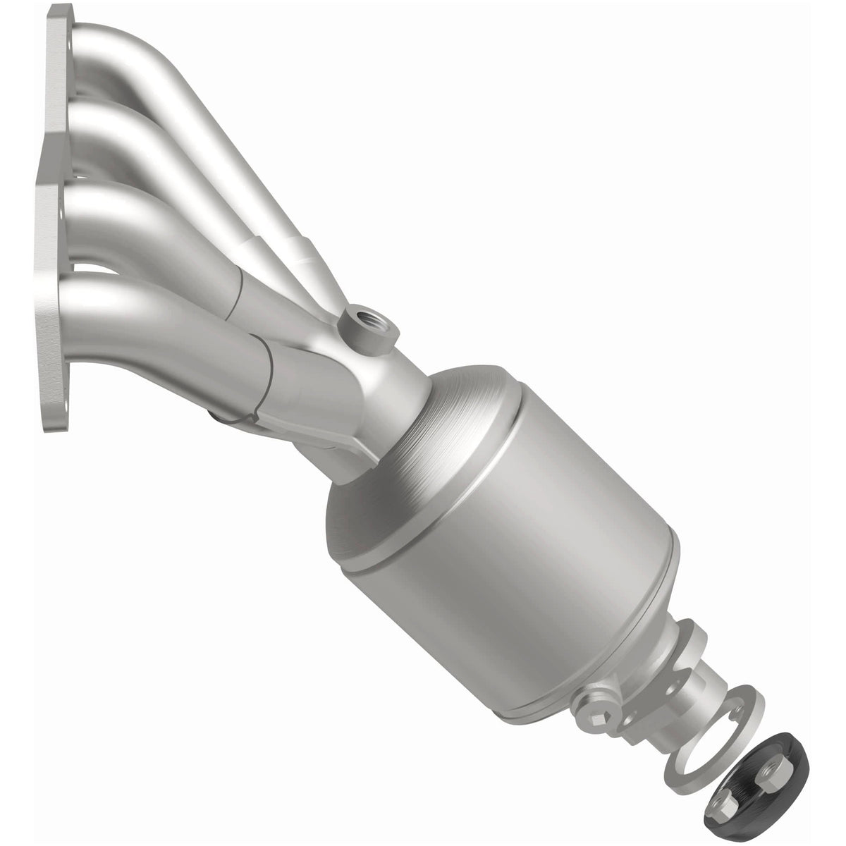 Catalytic Converter with Integrated Exhaust Manifold for HM Grade Federal / EPA Compliant Direct-Fit Manifold Catalytic