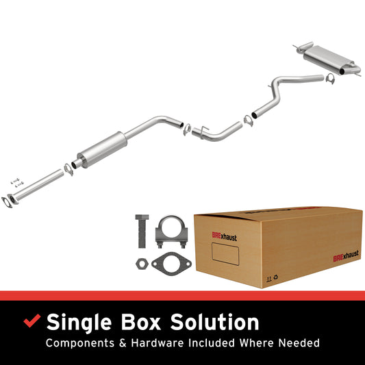 2012-2017 Ford Focus Direct-Fit Replacement Exhaust System 106-0583