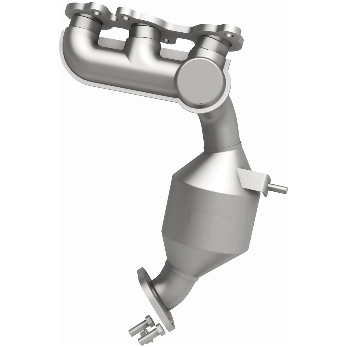 Catalytic Converter with Integrated Exhaust Manifold for HM Grade Federal / EPA Compliant Direct-Fit Manifold Catalytic