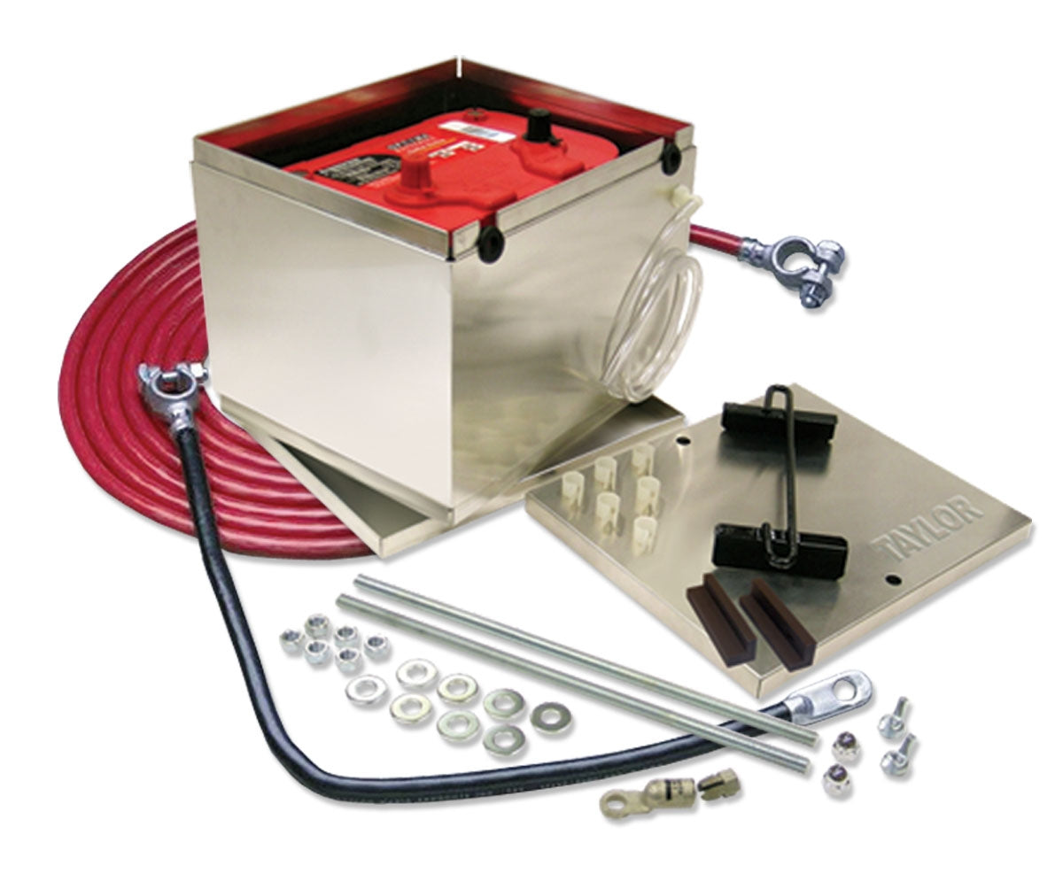 Battery Box 1 AWG (7.3 mm) 11.25 IN 16 20 9.5 IN .040 IN Aluminum Natural 48204
