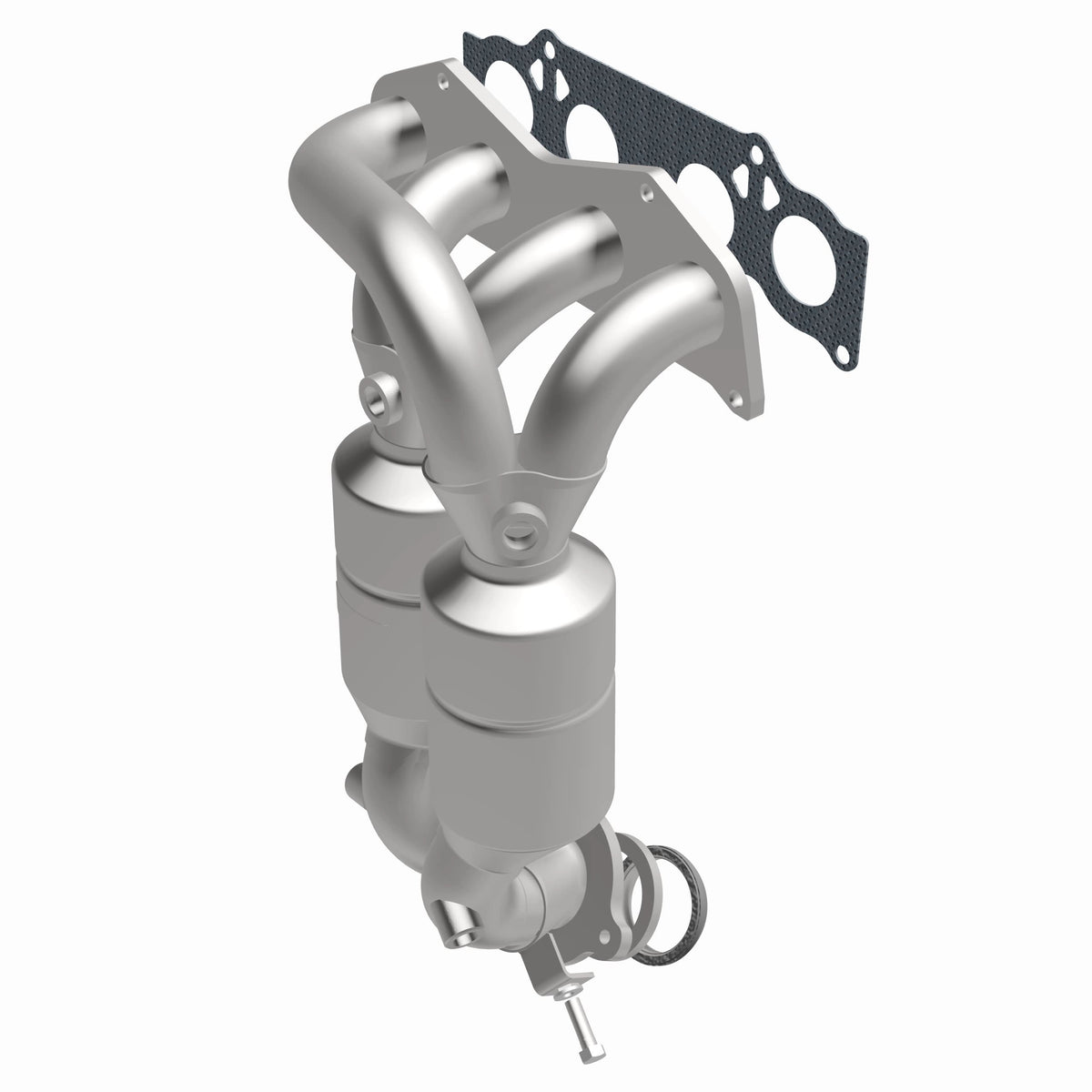 Catalytic Converter with Integrated Exhaust Manifold for HM Grade Federal / EPA Compliant Direct-Fit Manifold Catalytic