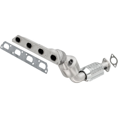 Catalytic Converter with Integrated Exhaust Manifold for HM Grade Federal / EPA Compliant Direct-Fit Manifold Catalytic