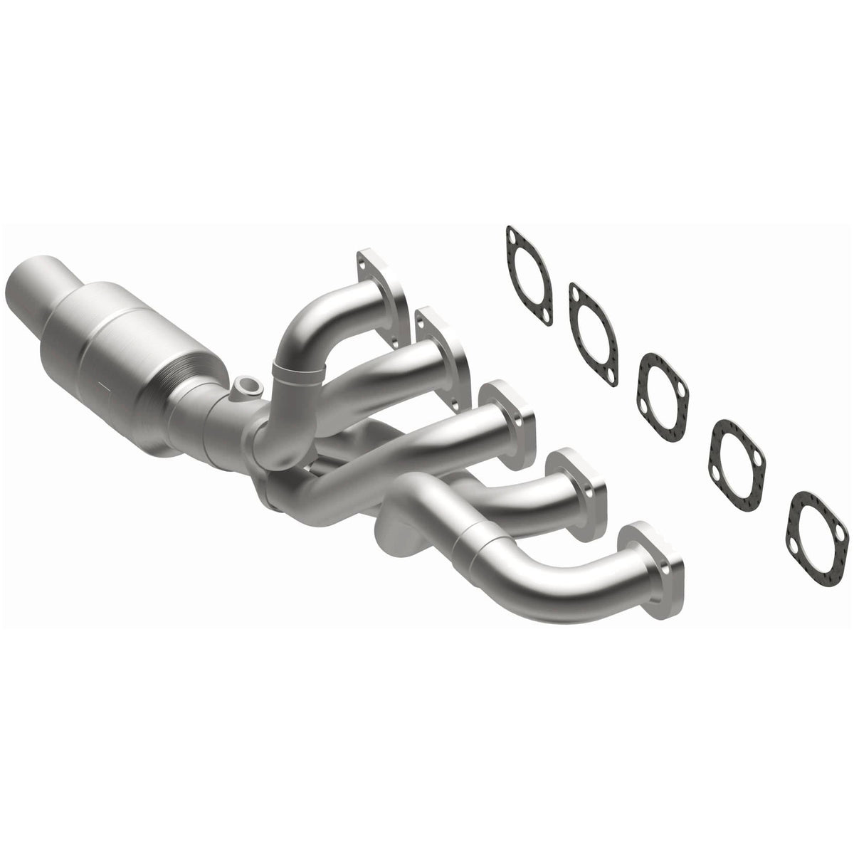 Catalytic Converter with Integrated Exhaust Manifold for HM Grade Federal / EPA Compliant Direct-Fit Manifold Catalytic