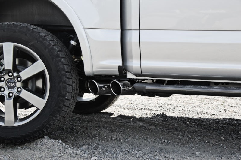 Fits 18-20 F-150 3" Cat Back Single Side Dual Outlet in Front Rear Wheel-S5260AL - Cat Back Exhaust Car Part People