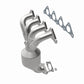 Catalytic Converter with Integrated Exhaust Manifold for HM Grade Federal / EPA Compliant Direct-Fit Manifold Catalytic