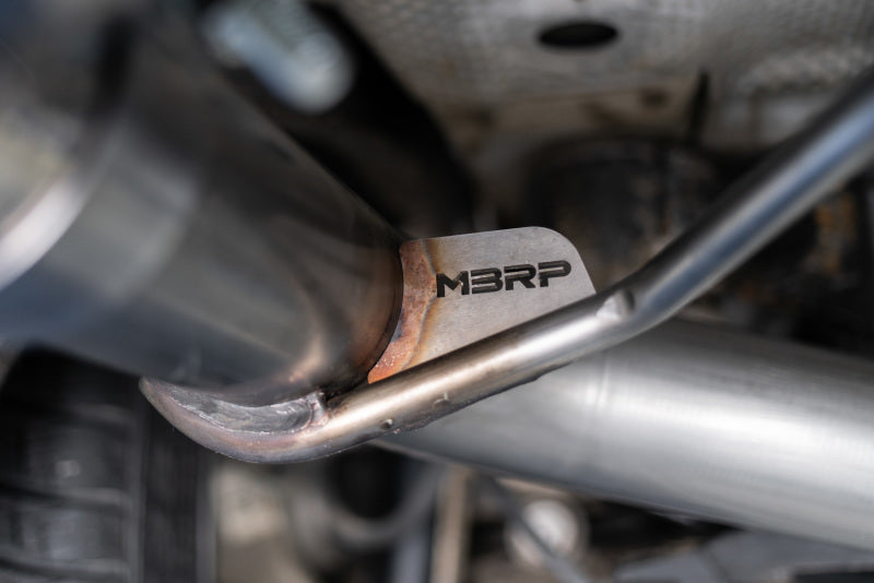 Fits 2017-2021 Porsche Macan 2.5" Axle Back Dual Split Rear Muffler-S56023CF - Axle Back Exhaust Car Part People
