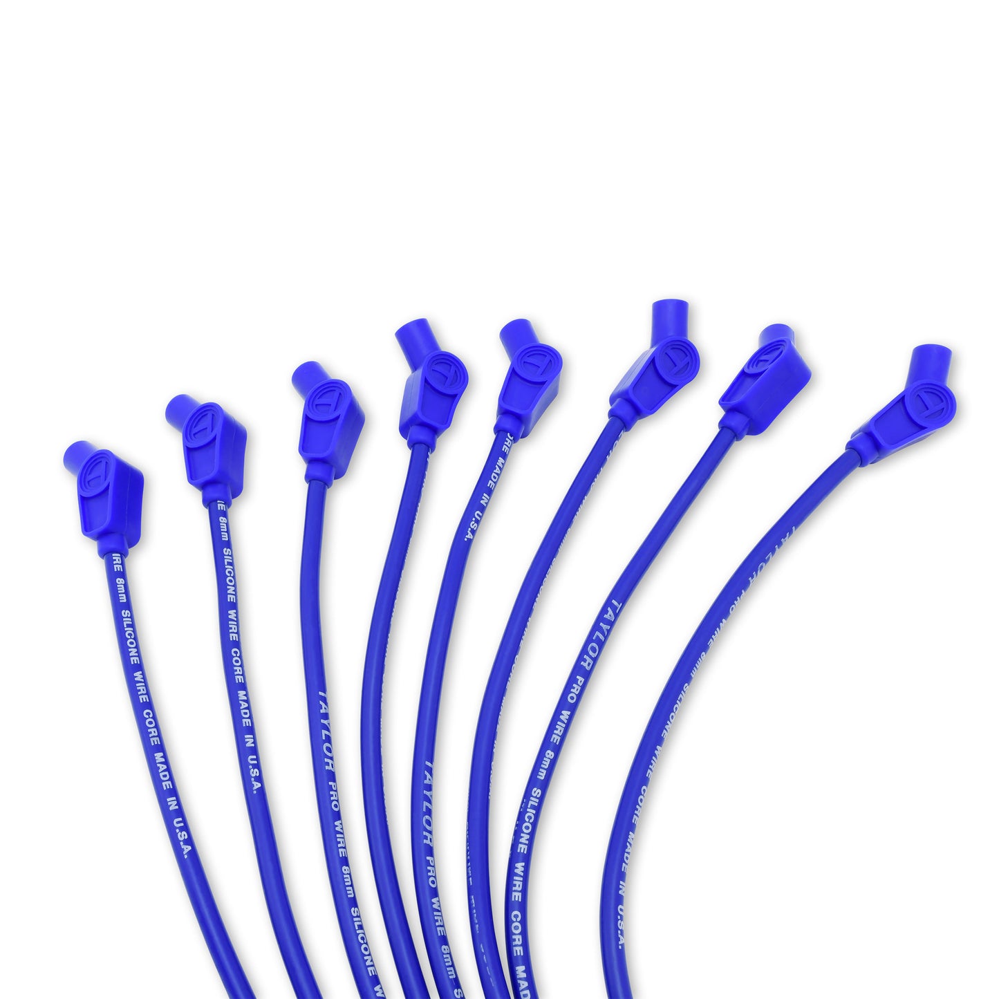 Spark Plug Wire Set Universal 8mm Silicone 135? 0 ohm/ft Prowire Solid 70652