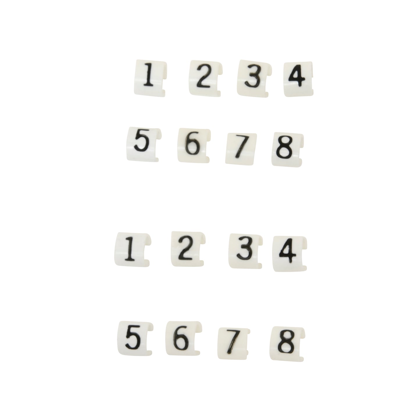Spark Plug Wire Cover 7/8mm 2 Sets White 41060