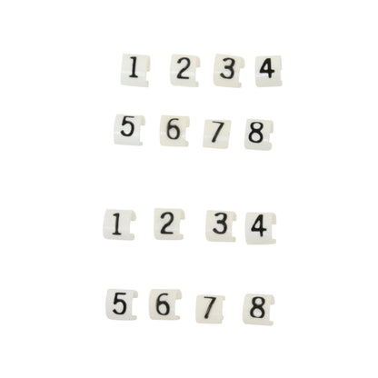 Spark Plug Wire Cover 7/8mm 2 Sets White 41060
