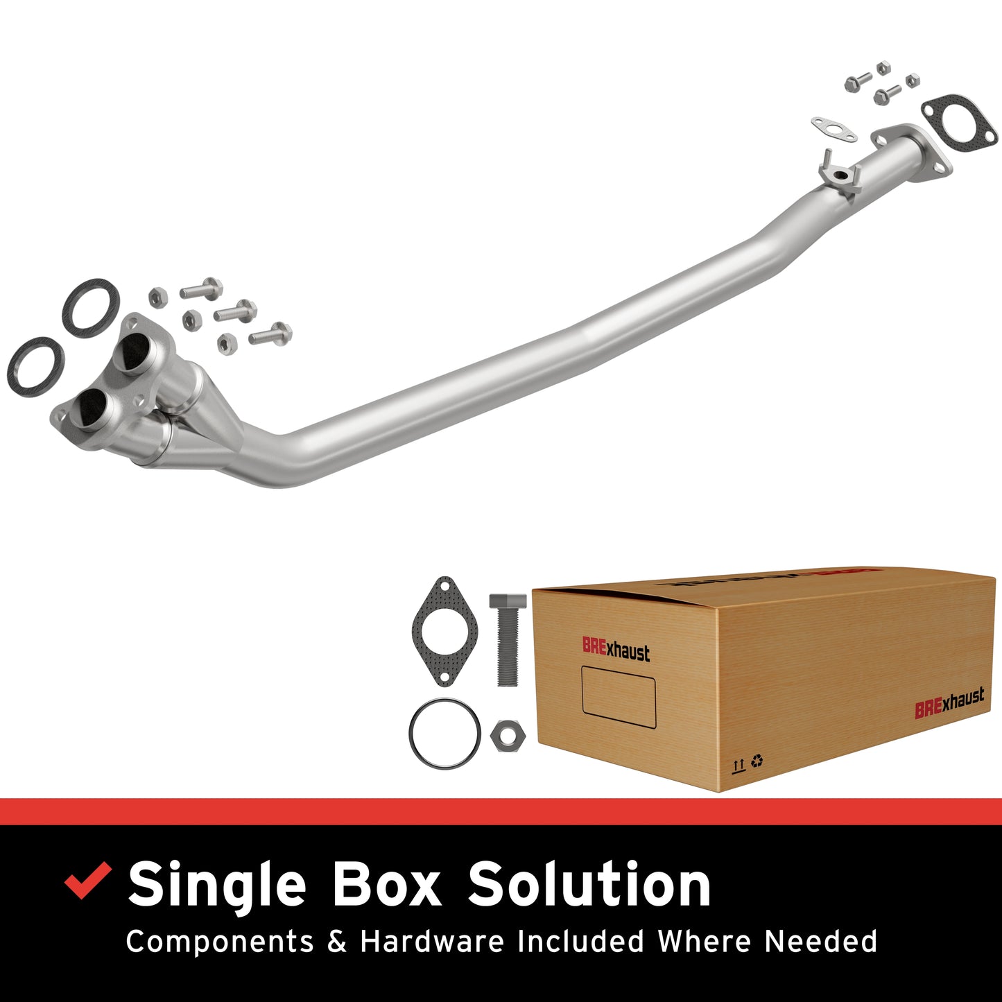 1988-1995 Toyota 4Runner Direct-Fit Front Pipe Kit 107-0128