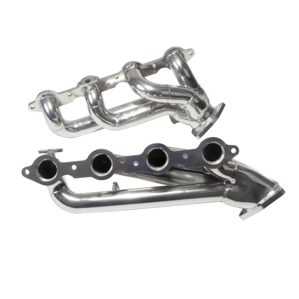 Fits 1999-2013 GM Truck/Suv 4.8L 5.3L 1-3/4 Shorty Headers-Silver-40050 - Headers Car Part People