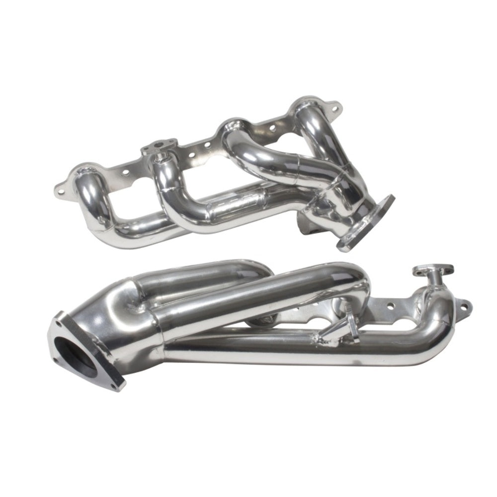 Fits 1999-2013 GM Truck/Suv 4.8L 5.3L 1-3/4 Shorty Headers-Silver-40050 - Headers Car Part People