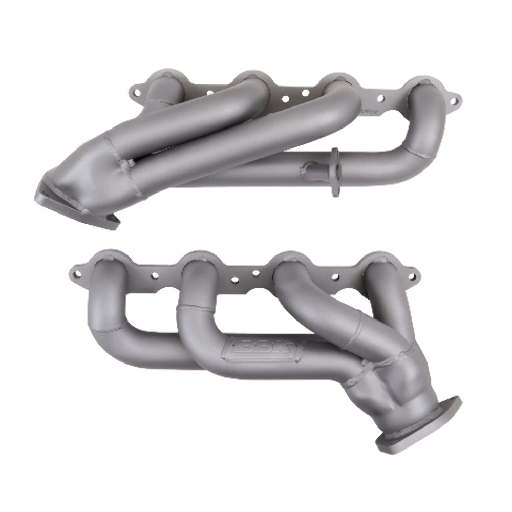 Fits 1999-2013 GM Truck/Suv 6.0L 1-3/4 Shorty Exhaust Headers-Titanium-4006 - Headers Car Part People