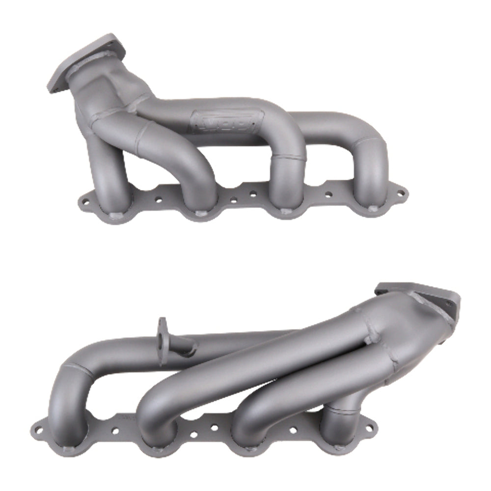 Fits 1999-2013 GM Truck/Suv 6.0L 1-3/4 Shorty Exhaust Headers-Titanium-4006 - Headers Car Part People