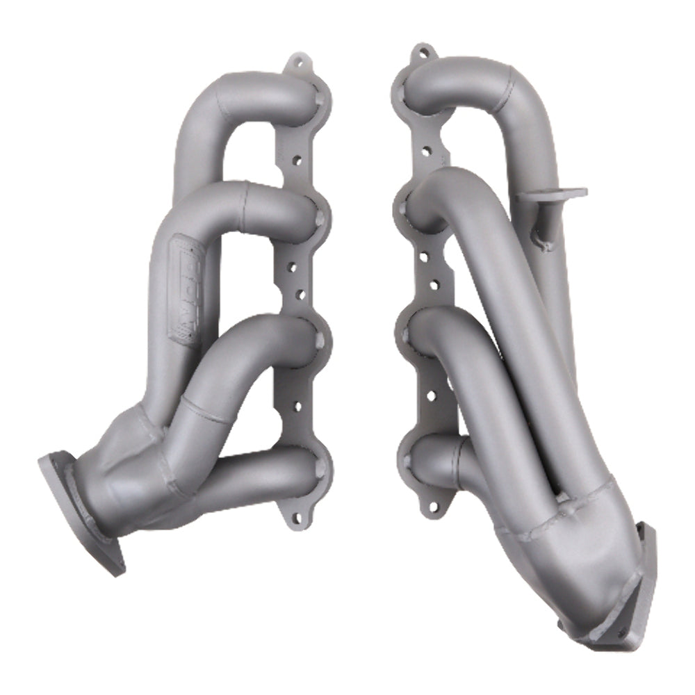 Fits 1999-2013 GM Truck/Suv 6.0L 1-3/4 Shorty Exhaust Headers-Titanium-4006 - Headers Car Part People