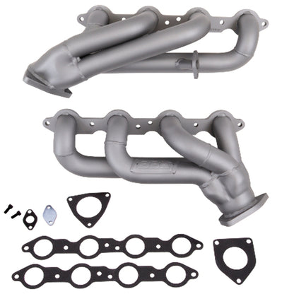 Fits 1999-2013 GM Truck/Suv 6.0L 1-3/4 Shorty Exhaust Headers-Titanium-4006 - Headers Car Part People