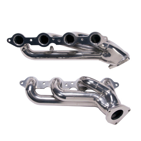 Fits 1999-2013 GM Truck/Suv 6.0L 1-3/4 Shorty Exhaust Headers-Silver-40060