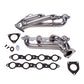 Fits 1999-2013 GM Truck/Suv 6.0L 1-3/4 Shorty Exhaust Headers-Silver-40060