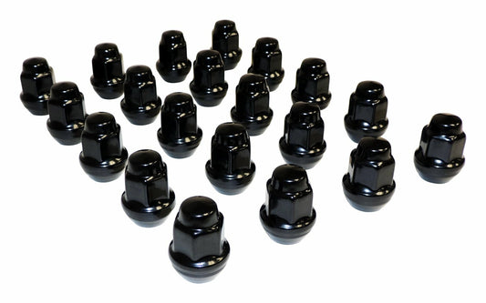 Crown Automotive - Steel Black Lug Nut Kit - 4006956BLKK