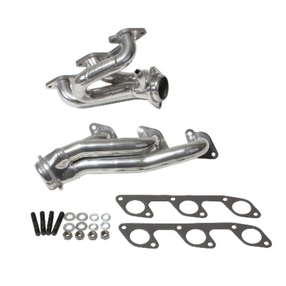 Fits 2005-2010 Mustang 4.0L-V6 1-5/8 Shorty Exhaust Headers-Silver-40100 - Car Part People