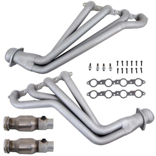 Fits 10-15 Camaro 6.2L 1-3/4 Long Tube Exhaust Header w/High Flow Catalytic-4021 - Car Part People