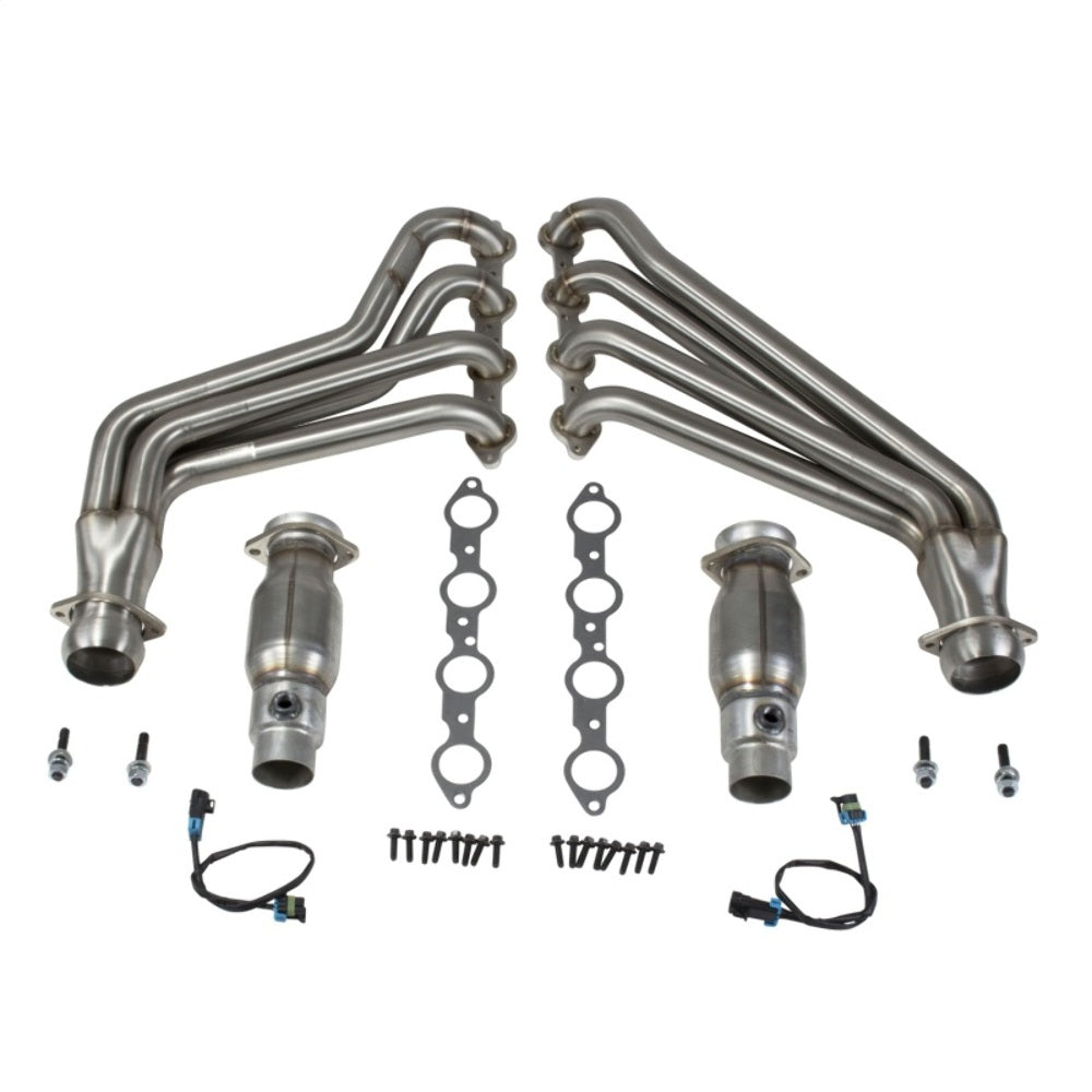 Fits 2010-15 Camaro 6.2L 1-3/4 Tube Exhaust Headers w/High Flow Converter-40215 - Car Part People