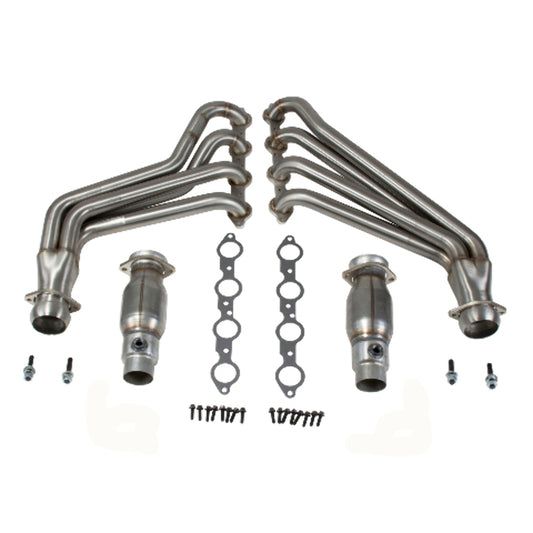 Fits 2010-15 Camaro 6.2L 1-3/4 Tube Exhaust Headers w/High Flow Converter-40215 - Car Part People
