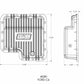 B&M Hi-Tek Deep Trans Pan for Ford C6 Transmission - 40281