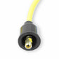 Spark Plug Wire Set - 8mm - Yellow with Orange Straight Boots - 4038