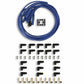 Spark Plug Wire Set- 8mm - Blue Wire with Blue Straight Boots - 4040B