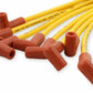Spark Plug Wire Set - 8mm - Yellow with Orange 90 Deg Boots - 4041