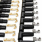 Spark Plug Wire Set - 8mm - Yellow with Orange 90 Deg Boots - 4041