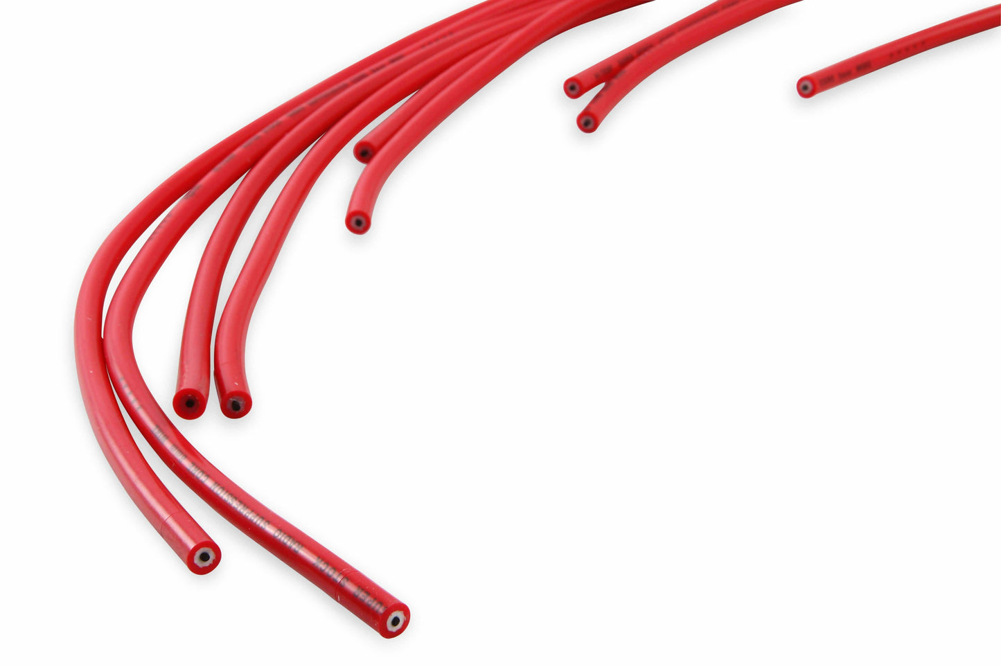 Spark Plug Wire-8mm-Super Stock Graphite Core-RedWire w/ Red 90DegBoots-4041R