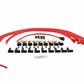 Spark Plug Wire-8mm-Super Stock Graphite Core-RedWire w/ Red 90DegBoots-4041R