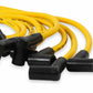 Spark Plug Wire-8mm-Custom w/ Graphite Core-Yellow w/ HEI Stock Style Boots-4056