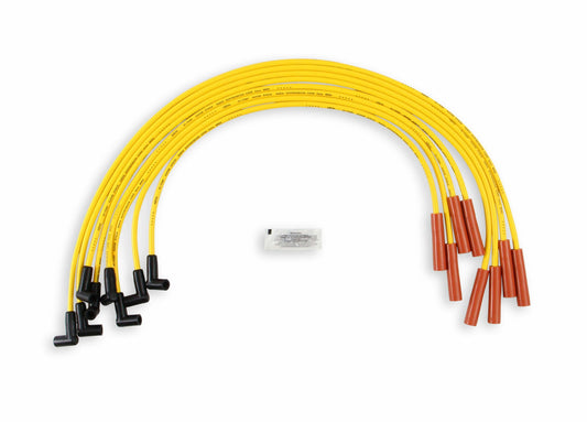 Spark Plug Wire Set - Super Stock Graphite Core 8mm -Chevy / GMC 454-Yellow-4071