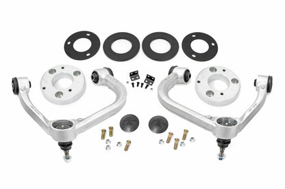 Fits Ford F-150 Lightning 4WD (2022-2024) 3 Inch Lift Kit; Forged UCA; 40900