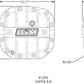 B&M Hi-Tek Aluminum Differential Cover for Ford Super 8.8 - Black - 41296