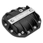 B&M Hi-Tek Aluminum Differential Cover for Ford Super 8.8 - Black - 41296