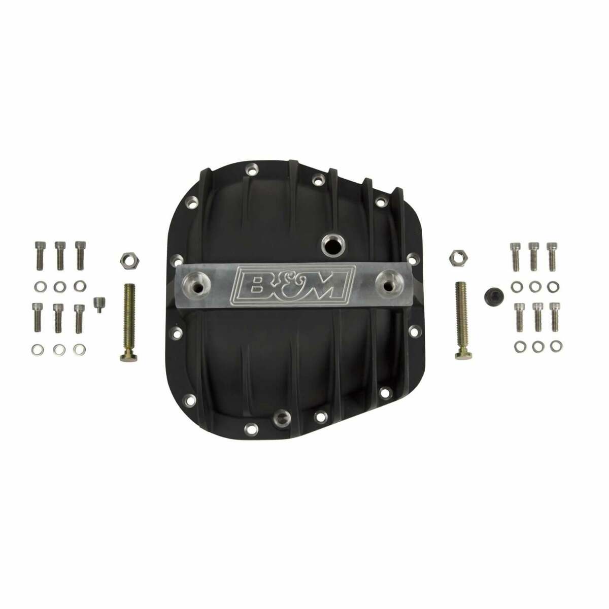 B&M Hi-Tek Aluminum Differential Cover for Ford 9.75-inch - Black - 41298