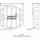 B&M Hi-Tek Aluminum Differential Cover for Sterling 10.25/10.5-inch -Black-41299