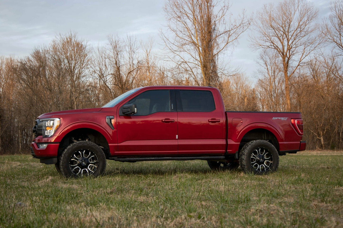 Fits Ford F-150 4WD (2021-2024) 3 Inch Lift Kit; Forged UCA; M1/M1; 41440