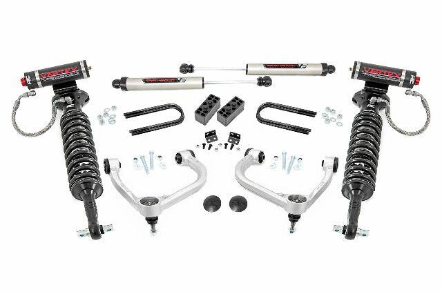 Fits Ford F-150 4WD (2021-2024) 3 Inch Lift Kit; Fabbed UCA; Vertex/V2; 41457