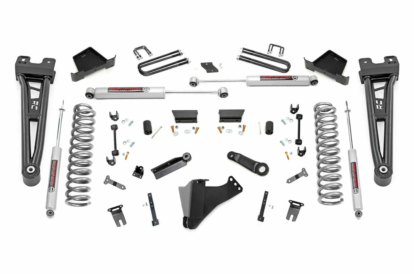 Fits Ford F-250/F-350 SD 4WD (23-24) 6" Lift Kit; Gas; Radius Arm; 41630