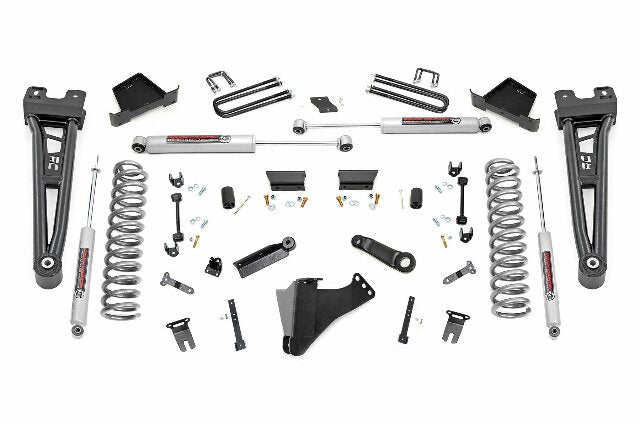 Fits Ford F-250/F-350 SD 4WD (23-24) 6" Lift Kit; Gas; Radius Arm; 41630