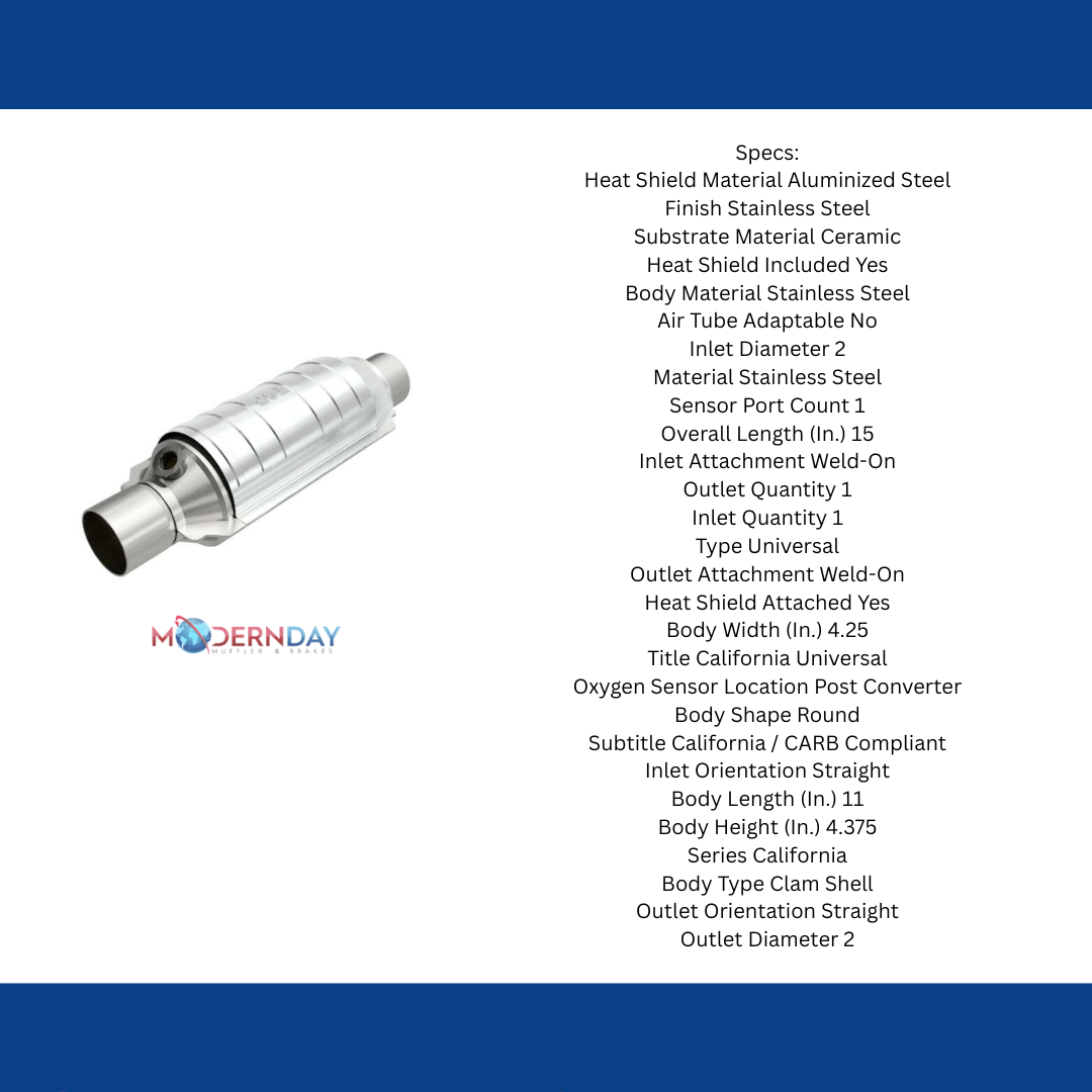 1996-01 Acura Integra Universal Catalytic Converter 2 1/O2 CA 418034 Magnaflow