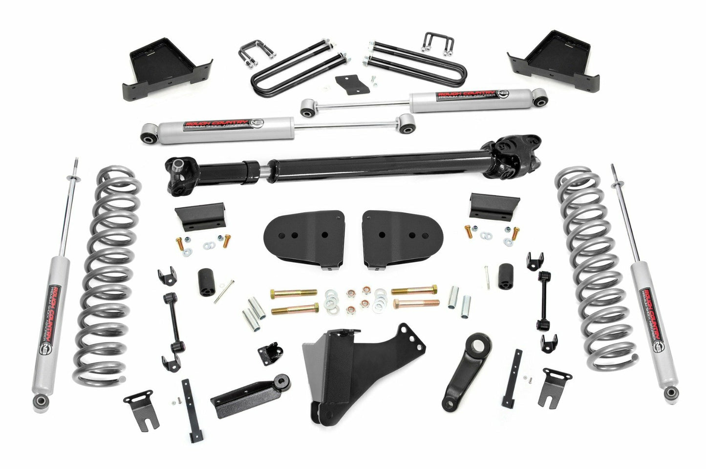 Fits Ford F-250/F-350 SD 4WD (2023-2024) 6" Lift Kit; Gas; No OVLD; 41930