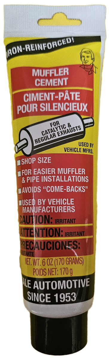 Yale MC6 Muffler Cement 6oz Steel Reinforced High Heat Resistant Exhaust Patch - Car Part People