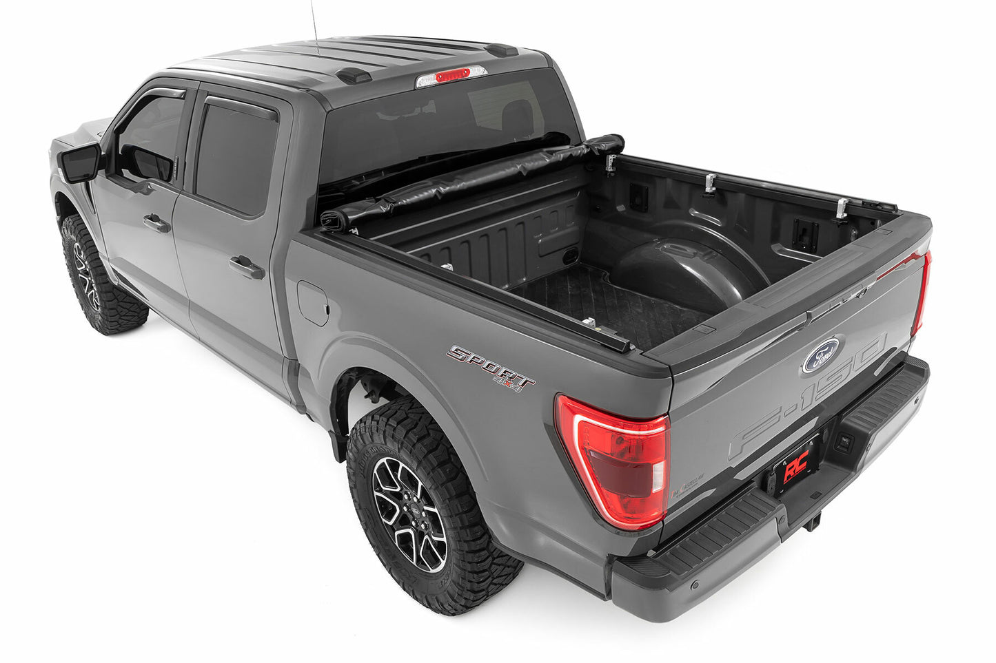 Fits Ford F-150/Raptor(15-24) Soft Roll Up Bed Cover 5'7" Bed 42220550